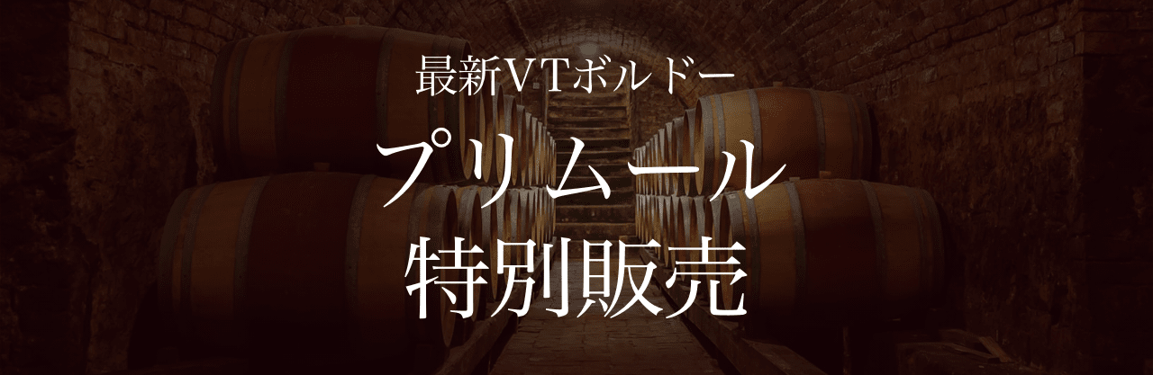 最新VTボルドー プリムール特別販売