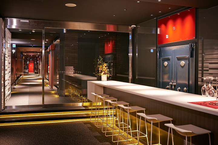 プライベートラウンジ完備